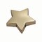 Contemporary Home Living 4.25" Gold Metal Star Shaped Paperweight